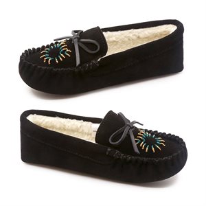 S&T WOMEN SUEDE MOCCASIN SLIPPERS