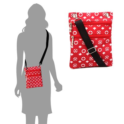 BC WOMEN RED PASSPORT BAG